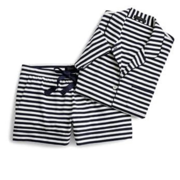 J. Crew Other - Dreamy Striped Short Pajama set